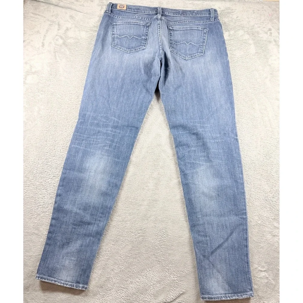 Red Engine Crossfire Jeans Womens 32 Actual 35x33 Skinny Boyfriend